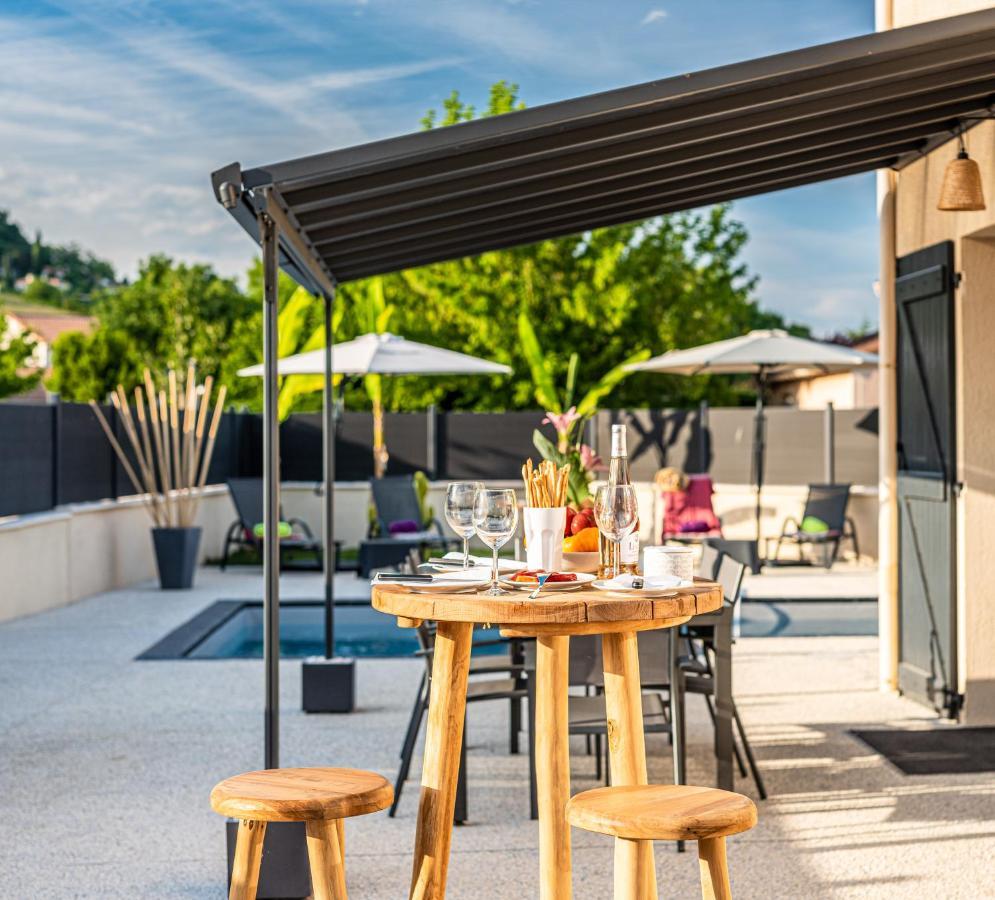 Villa Des Oliviers Sublime Villa Avec Piscine Chauffee Et Privee Et Baby Foot Bon-Encontre Dış mekan fotoğraf