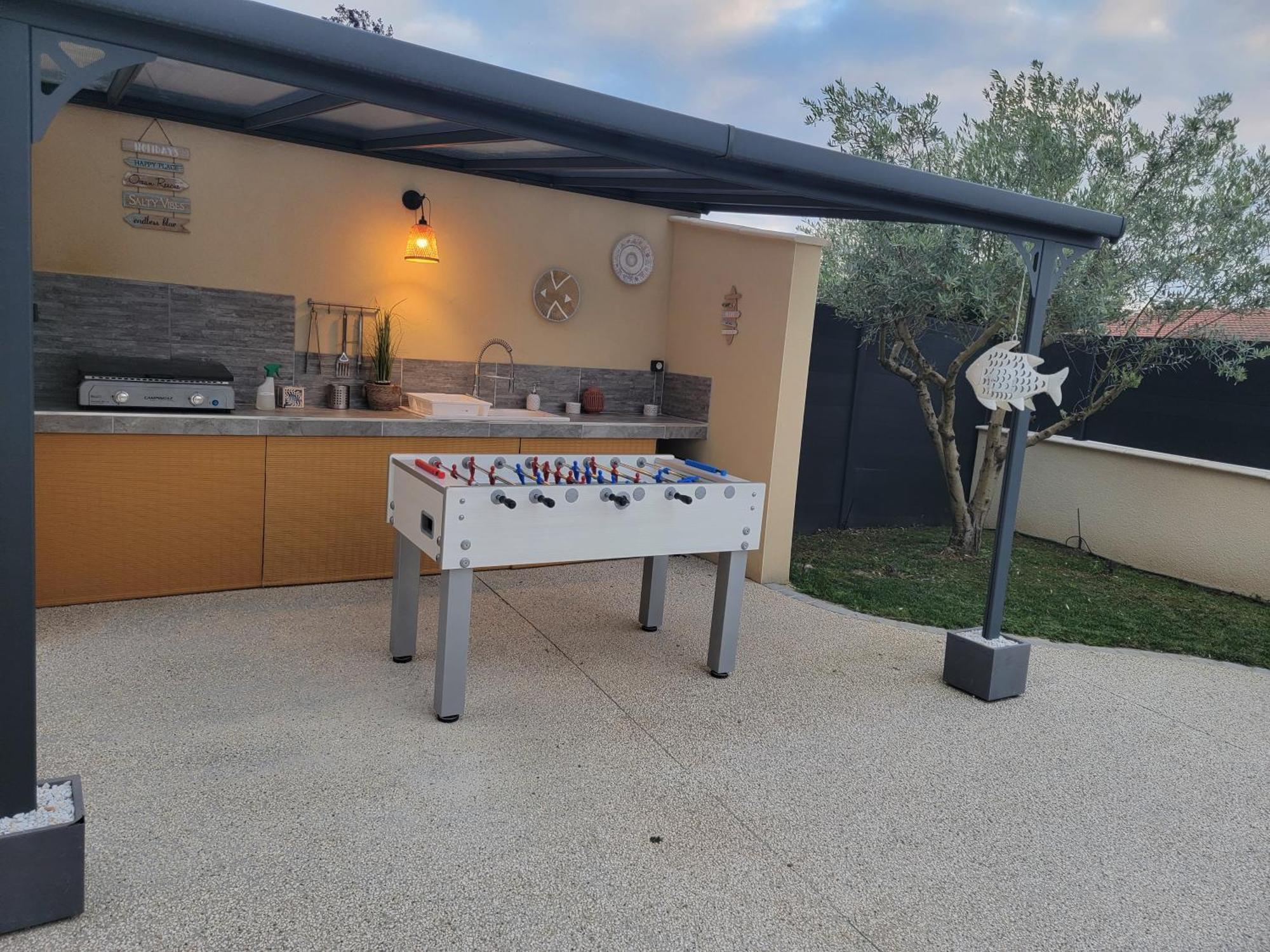 Villa Des Oliviers Sublime Villa Avec Piscine Chauffee Et Privee Et Baby Foot Bon-Encontre Dış mekan fotoğraf