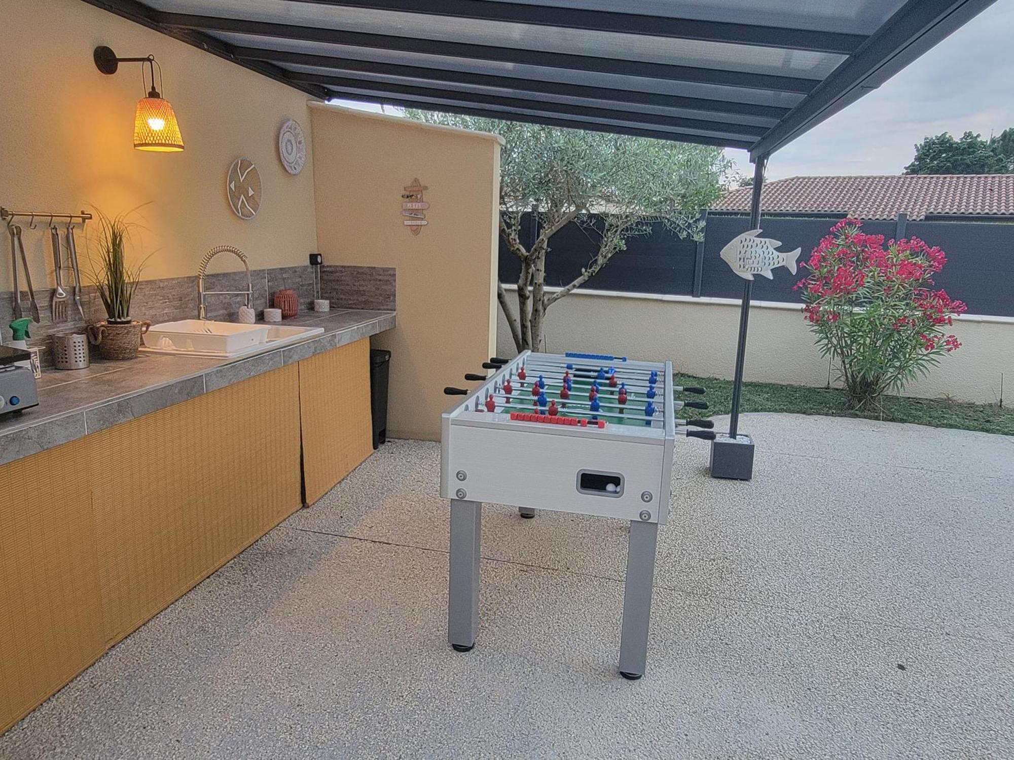 Villa Des Oliviers Sublime Villa Avec Piscine Chauffee Et Privee Et Baby Foot Bon-Encontre Dış mekan fotoğraf