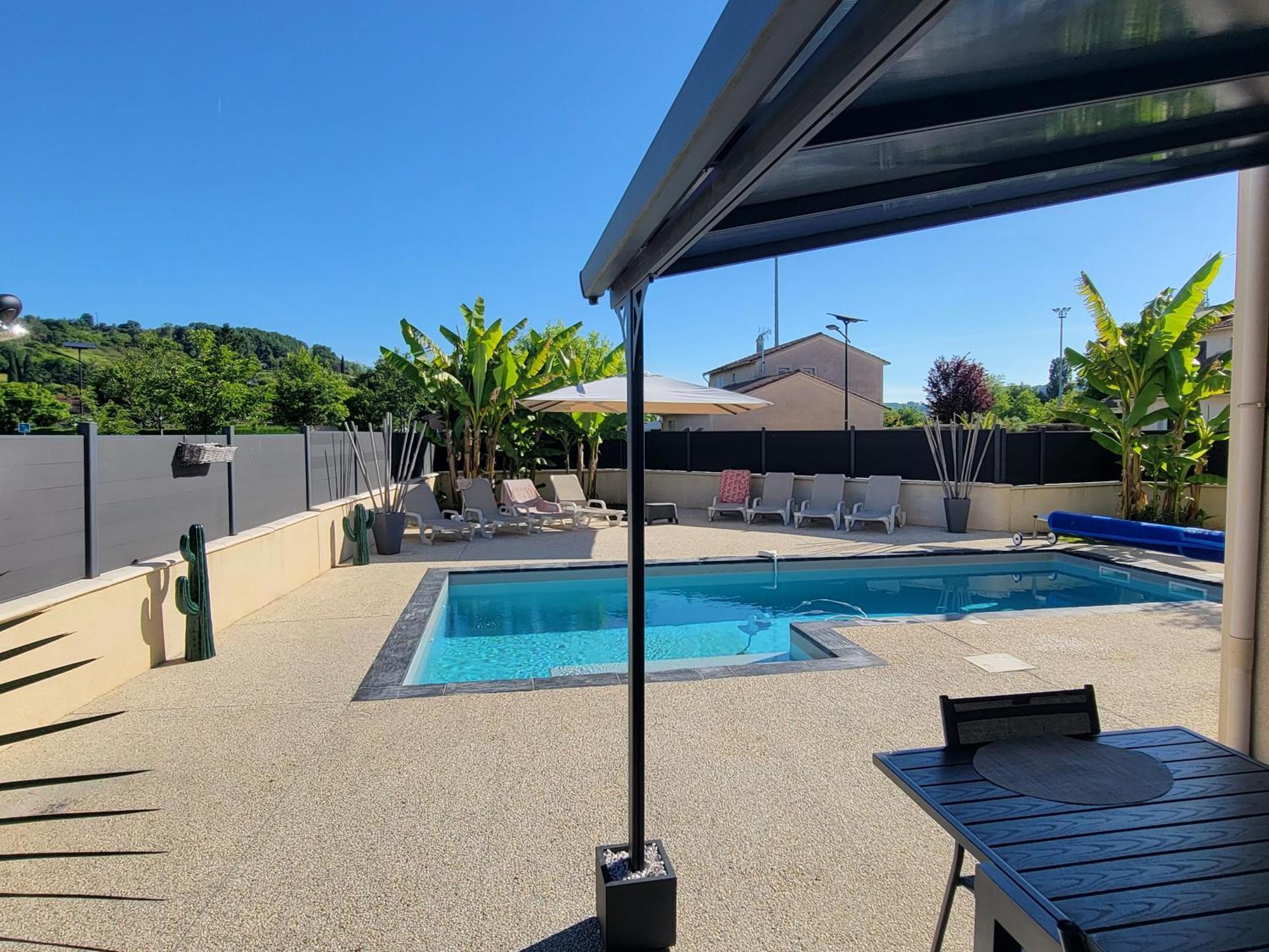 Villa Des Oliviers Sublime Villa Avec Piscine Chauffee Et Privee Et Baby Foot Bon-Encontre Dış mekan fotoğraf