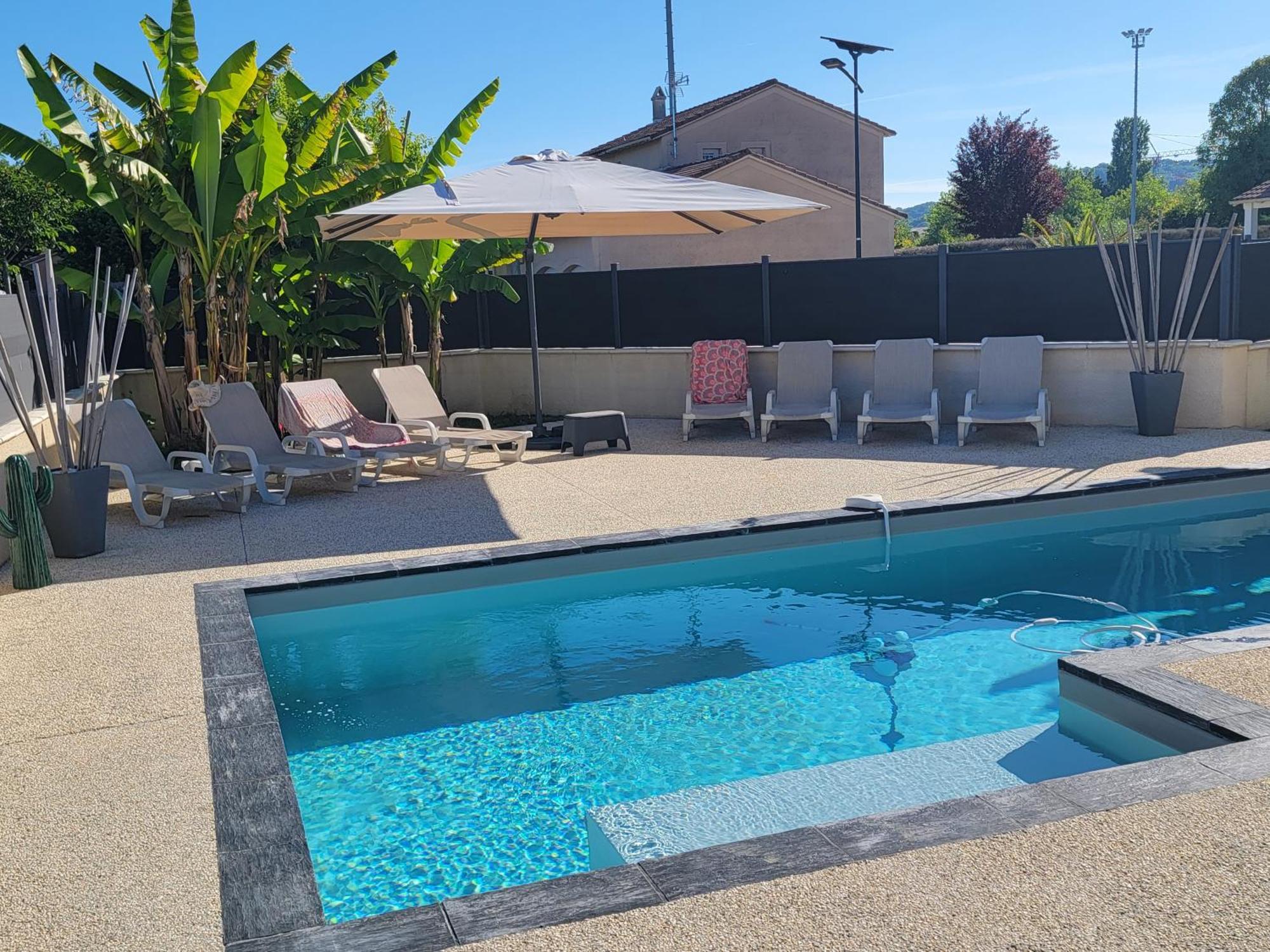 Villa Des Oliviers Sublime Villa Avec Piscine Chauffee Et Privee Et Baby Foot Bon-Encontre Dış mekan fotoğraf